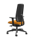 Bürostuhl Indeed mesh Stoff orange, Gestell schwarz 