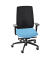 Bürostuhl Indeed mesh Stoff blau, Gestell schwarz 