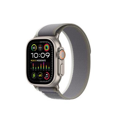 Watch Ultra 2 49 mm (GPS + Cellular) Trail Loop SM  grün, grau 
