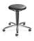 Hocker 9468H-0551-521304, schwarz, mit Rollen, höhenverstellbar, bis 120kg