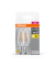 2 OSRAM LED-Lampen Base CLASSIC B40 Multipack E14 4 W klar 