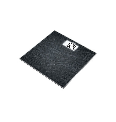 Personenwaage GS 203 Slate schwarz für max. 150,0 kg Personenwaage GS 203 Slate schwarz für max. 150,0 kg