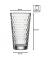 Longdrinkglas Favo, 400ml, transparent  Longdrinkglas Longdrinkglas