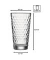 Longdrinkglas Favo, 400ml, transparent  Longdrinkglas Longdrinkglas