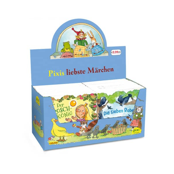 64 Stück Carlsen Kinderbüchlein Pixi Box 293: liebste Märchen Box  9783551039224 CARLSEN
