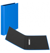 Ringbuch Basic 1149652, A4 25mm Ring-Ø Kunststoff blau