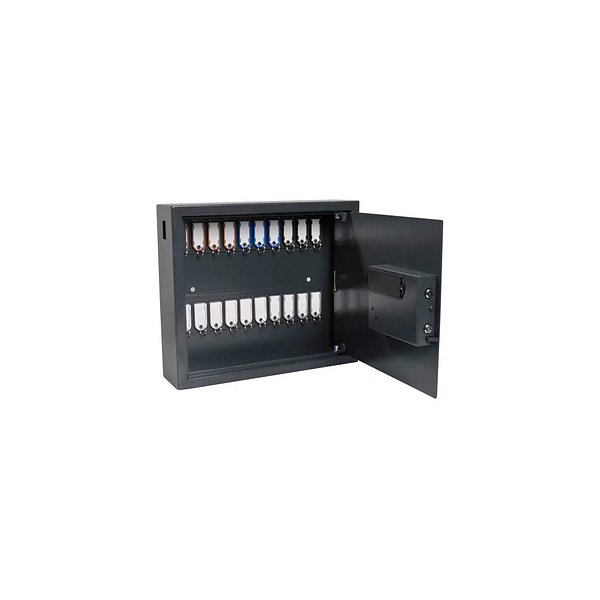 8717448015641 - High Security Schlüsseltresor grau mit 20 Haken Elektronikschloss 8717448015641 pavo 8717448015641 - High Security Schlüsseltresor grau mit 20 Haken Elektronikschloss 8717448015641 pavo