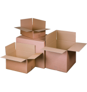 Versandkarton 322403720 braun, bis DIN Palettenlogistik und modularer B2B-Versand (Euro-Ma&szlig;), Versand von gro&szlig;en, schweren und e