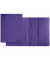 Jurismappe 3924-00-65, A4 violett Karton 430g, mit 3 Einschlagklappen