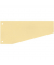 Trennstreifen 50502T Trennstreifen Trapez gelb gelb 190g gelocht 24x10,5cm