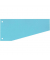 Trennstreifen 50504T Trennstreifen Trapez blau 190g gelocht 24x10,5cm
