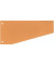 Trennstreifen 50506T Trapez orange 190g gelocht 24x10,5cm