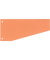 Trennstreifen 50506T Trennstreifen Trapez orange 190g gelocht 24x10,5cm