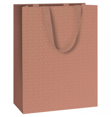 Geschenktasche 2544557225 Anaya rosa, allgemein, Stoffgriffe, Prägung, 23cm x 30cm Geschenktasche 2544557225 Anaya rosa, allgemein, Stoffgriffe, Prägung, 23cm x 30cm