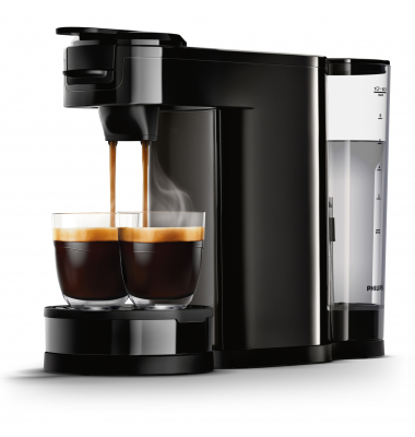 Kaffeemaschine SENSEO Switch HD6592/64, klavierlackschwarz, 1450 Watt, 7 Tassen