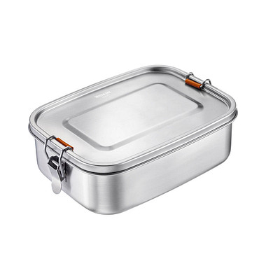 Lunchbox Viva Maxi 6,5 cm hoch silber 1500 ml 