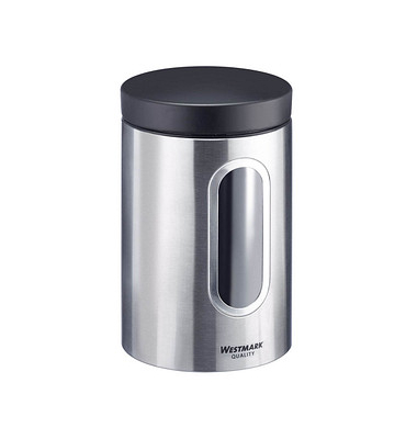 Vorratsdose 19,5 cm hoch grau 1800,0 ml 