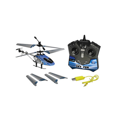 RC Sky Fun Ferngesteuerter Helikopter blau 