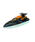 SPRING TIDE 40 Ferngesteuertes Speedboot schwarz  Ferngesteuertes Speedboot