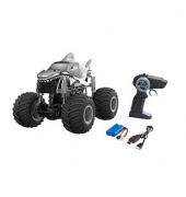 RC Monster Truck Big Shark 2.0 Ferngesteuertes Auto grau 