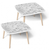 Kids Unterwegs Maltisch Holz weiß 60,0 x 60,0 x 46,0 cm  Maltisch