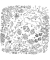 Kids Ozean Maltisch Holz weiß 60,0 x 60,0 x 46,0 cm  Maltisch