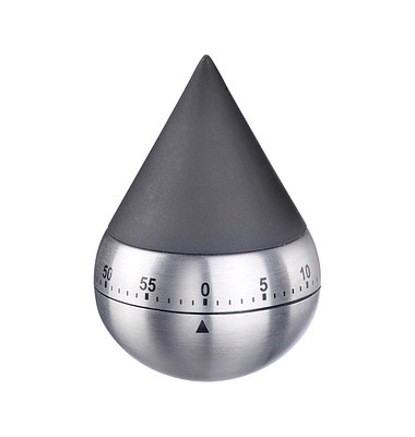 Küchentimer Präsentia schwarz, silber 