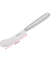 Frühstücksmesser silber, Klinge: 10,0 cm  Frühstücksmesser