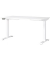 Sitz-Steh-Schreibtisch JET, elektrisch höhenverstellbar, 72-120cm (H), 140x80cm (BxT), rechteckig, weiß / weiß