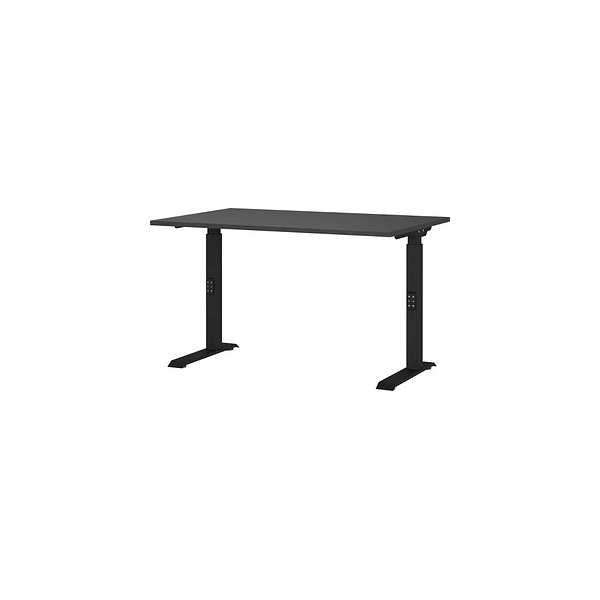 4005949791015 - Schreibtisch DOWNEY 7910-547 manuell höhenverstellbar 68-91cm (H) 120cmx80cm (BxT) rechteckig grafit Schwarz 4005949791015 4005949791015 - Schreibtisch DOWNEY 7910-547 manuell höhenverstellbar 68-91cm (H) 120cmx80cm (BxT) rechteckig grafit Schwarz 4005949791015