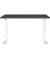Schreibtisch DOWNEY, manuell höhenverstellbar, 68-91cm (H), 120x80cm (BxT), rechteckig, graphit / weiß