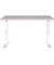 Schreibtisch DOWNEY, manuell höhenverstellbar, 68-91cm (H), 120x80cm (BxT), rechteckig, kaschmir / weiß