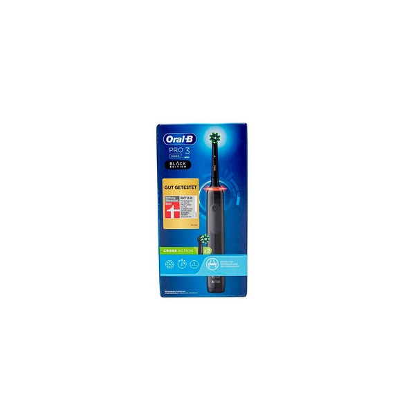 8006540759790 - Pro 3 3000 Cross Action 350931 Elektrische Zahnbürste Rotierend Oszilierend Pulsieren Schwarz 8006540759790 - Pro 3 3000 Cross Action 350931 Elektrische Zahnbürste Rotierend Oszilierend Pulsieren Schwarz