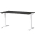 Sitz-Steh-Schreibtisch JET, elektrisch höhenverstellbar, 72-120cm (H), 140x80cm (BxT), rechteckig, graphit / weiß