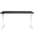 Sitz-Steh-Schreibtisch JET, elektrisch höhenverstellbar, 72-120cm (H), 140x80cm (BxT), rechteckig, graphit / weiß