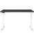 Sitz-Steh-Schreibtisch JET, elektrisch höhenverstellbar, 72-120cm (H), 120x80cm (BxT), rechteckig, graphit / weiß