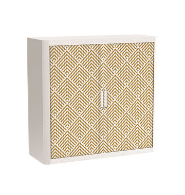 easyOffice Classic Chic Rollladenschrank 60100 1 Fachboden 110,0 x 41,5 x 104,0 cm