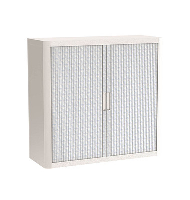 easyOffice Classic Chic Rollladenschrank 60006 1 Fachboden 110,0 x 41,5 x 104,0 cm
