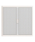 easyOffice Classic Chic Rollladenschrank 60006 1 Fachboden 110,0 x 41,5 x 104,0 cm