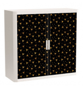 easyOffice Classic Chic Rollladenschrank 60008 1 Fachboden 110,0 x 41,5 x 104,0 cm