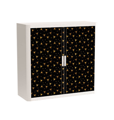 easyOffice Classic Chic Rollladenschrank 60008 1 Fachboden 110,0 x 41,5 x 104,0 cm