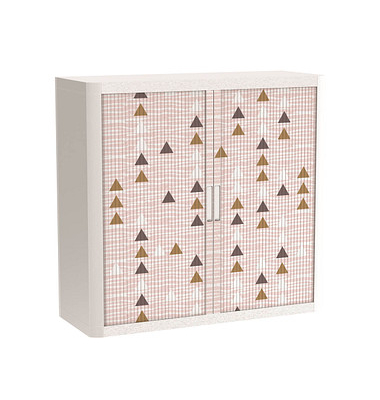 easyOffice Classic Chic Rollladenschrank 60024 1 Fachboden 110,0 x 41,5 x 104,0 cm