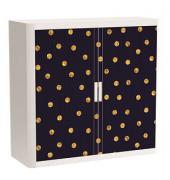 easyOffice Classic Chic Rollladenschrank 60068 1 Fachboden 110,0 x 41,5 x 104,0 cm