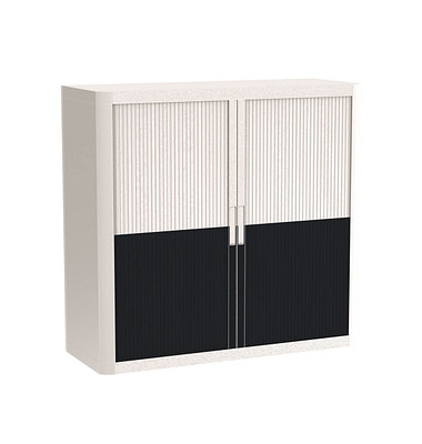 easyOffice Classic Chic Rollladenschrank 61440 1 Fachboden 110,0 x 41,5 x 104,0 cm