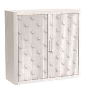 easyOffice Classic Chic Rollladenschrank 61472 1 Fachboden 110,0 x 41,5 x 104,0 cm
