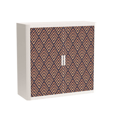 easyOffice Classic Chic Rollladenschrank 62384 1 Fachboden 110,0 x 41,5 x 104,0 cm