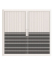 easyOffice Black&White Rollladenschrank 62336 1 Fachboden 110,0 x 41,5 x 104,0 cm