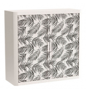 easyOffice Black&White Rollladenschrank 60564 1 Fachboden 110,0 x 41,5 x 104,0 cm
