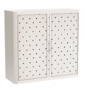 easyOffice Black&White Rollladenschrank 60500 1 Fachboden 110,0 x 41,5 x 104,0 cm