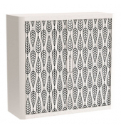 easyOffice Black&White Rollladenschrank 60484 1 Fachboden 110,0 x 41,5 x 104,0 cm